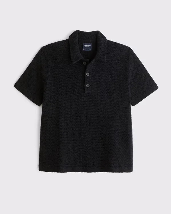 100% Cotton 3-Button Sweater Polo