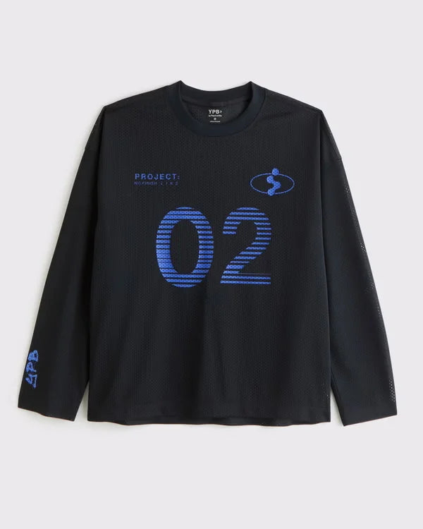 YPB Long-Sleeve Mesh Tee