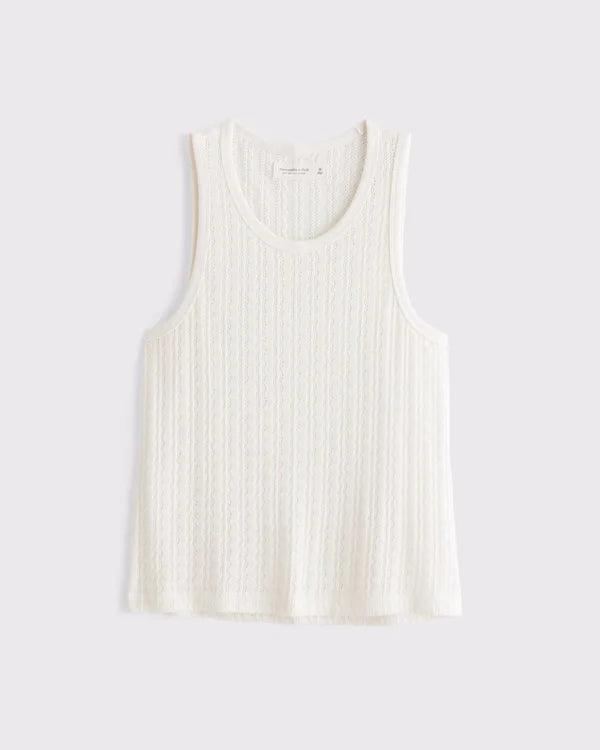 Pointelle Tank