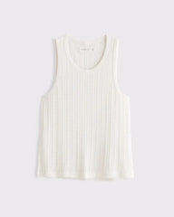 Pointelle Tank