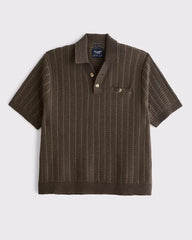 100% Cotton 2-Button Sweater Polo