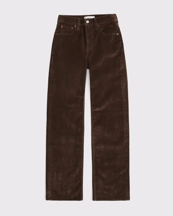 High Rise 90s Relaxed Velvet Jean